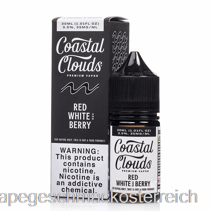 Rot, Weiß Und Beere – Küstenwolkensalz – 30 Ml, 50 Mg Vape-Geschmack